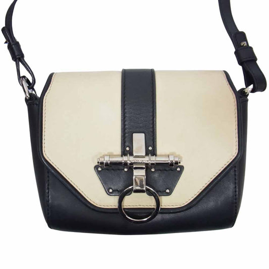 GIVENCHY ジバンシィ Lambskin Obsedia Shoulder Bag ラムスキン オブゼディア レザー ショルダー バッグ ブラック系【中古】