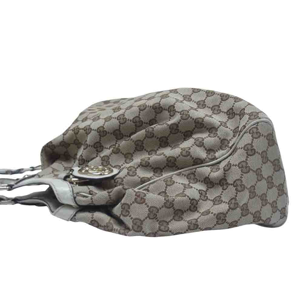 GUCCI グッチ 211943 GGキャンバス スーキー トート バッグ ベージュ系【中古】