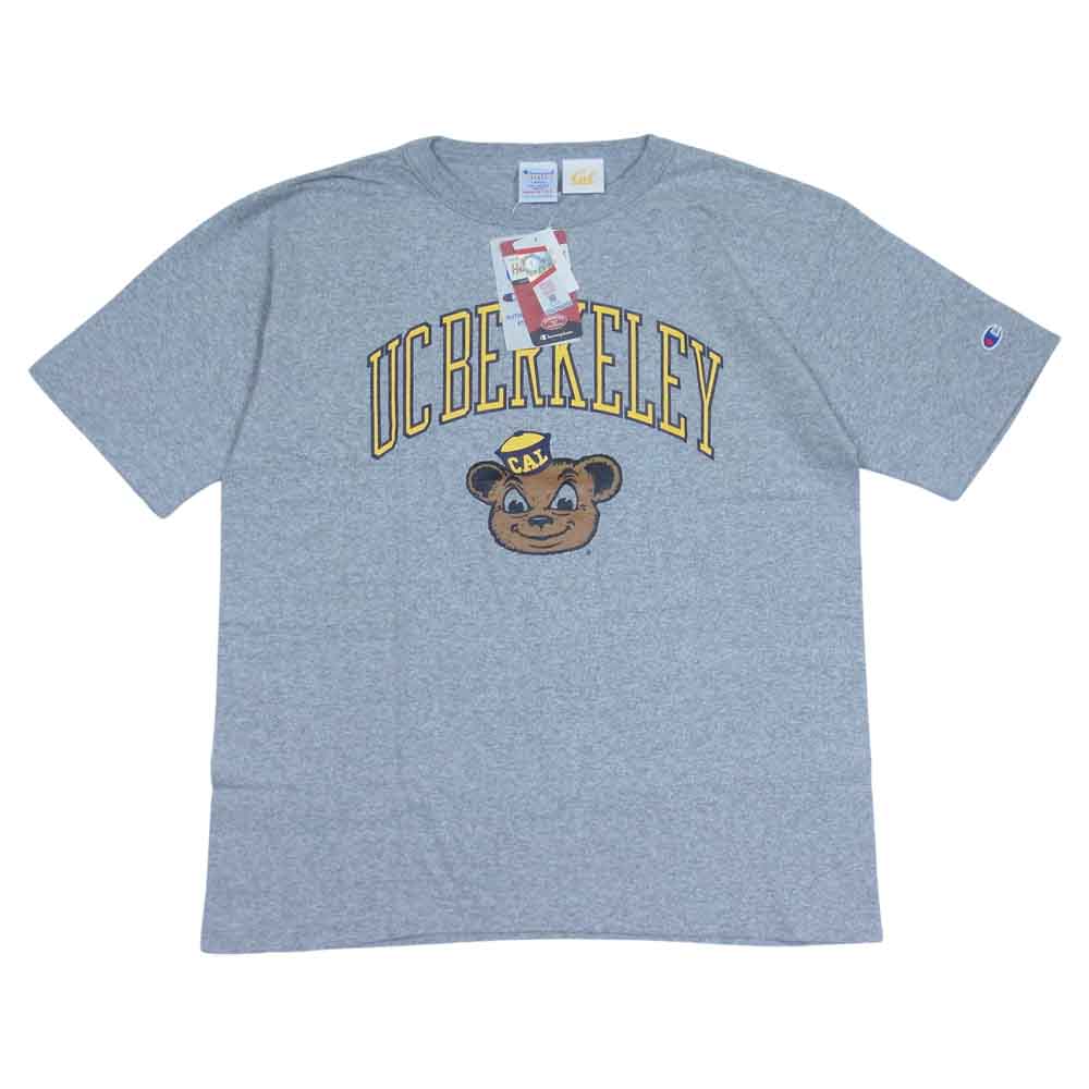 Champion チャンピオン C5-T305 プリント Ｔシャツ グレー系 L【新古品】【未使用】【中古】