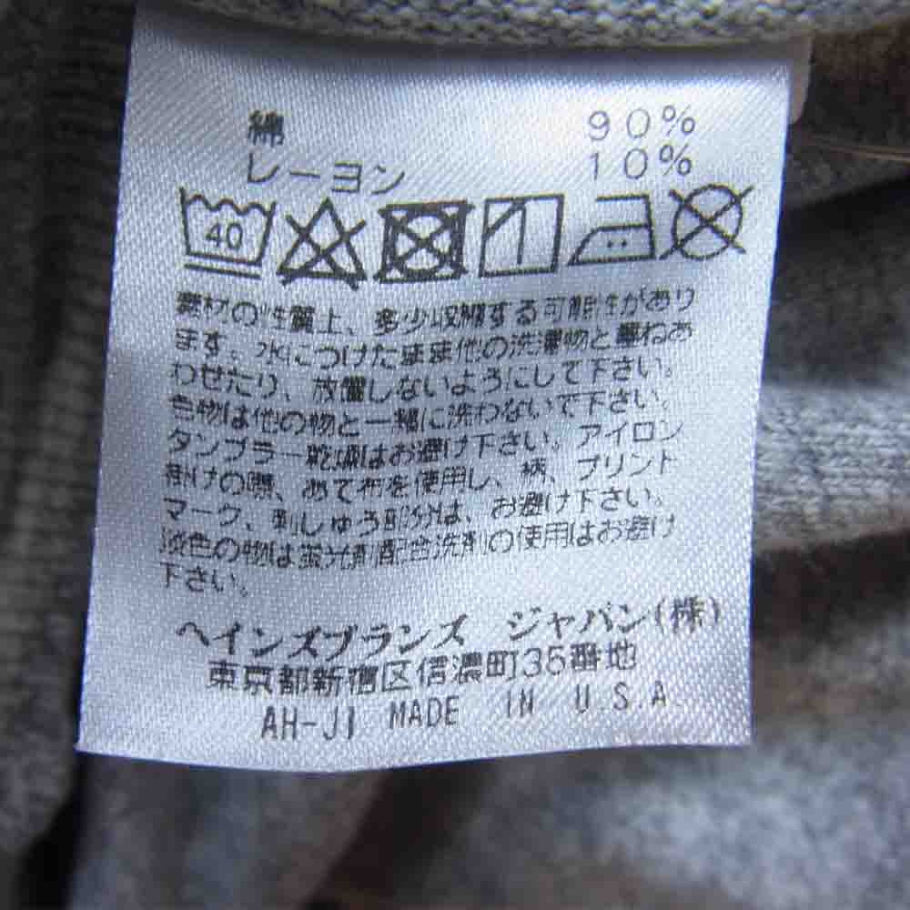 Champion チャンピオン C5-T305 プリント Ｔシャツ グレー系 L【新古品】【未使用】【中古】
