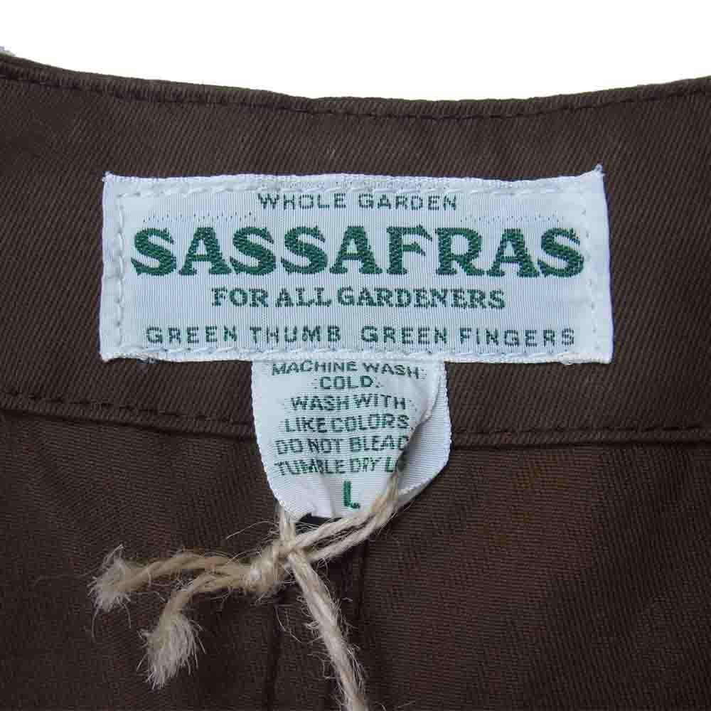 SASAFRAS ササフラス SF-191500 LANDSCAPER VEST ランドスケーパー ベスト ブラウン系 L【新古品】【未使用】【中古】