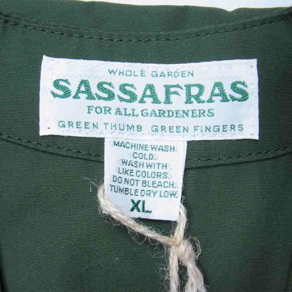 SASAFRAS ササフラス SF-211754 GARDEN TOUGH VEST ガーデン タフ ベスト カーキ系 XL【新古品】【未使用】【中古】