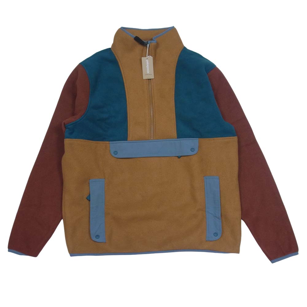 patagonia パタゴニア 21AW 22980 Synch Anorak アノラック パーカー フリース BEARBROWN L【新古品】【未使用】【中古】