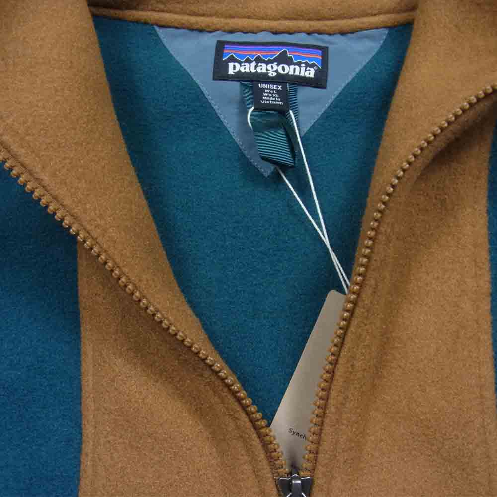 patagonia パタゴニア 21AW 22980 Synch Anorak アノラック パーカー フリース BEARBROWN L【新古品】【未使用】【中古】
