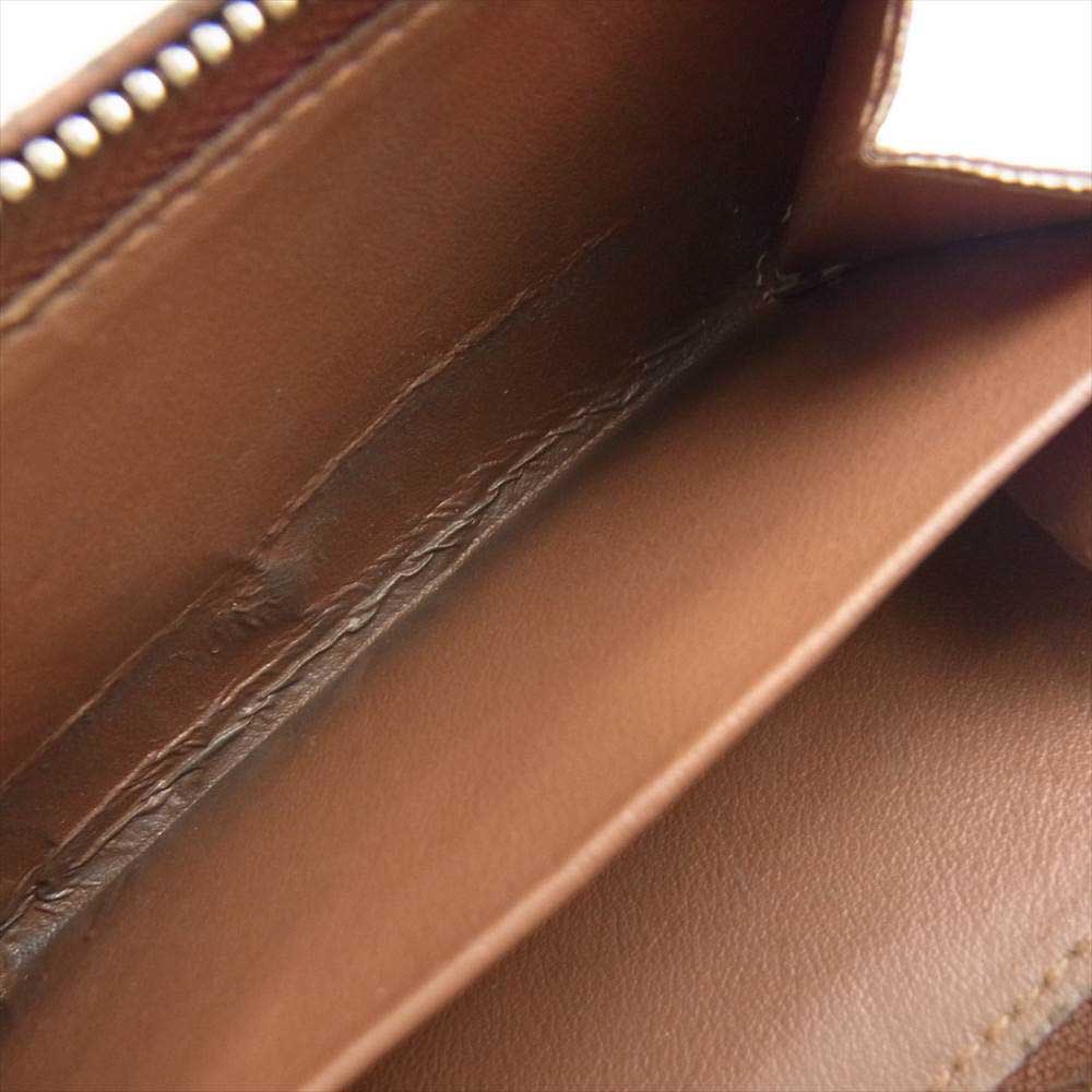 LOUIS VUITTON ルイ・ヴィトン M61736 モノグラム ポルトフォイユ トレゾール L字ファスナー 財布 ダークブラウン系【中古】