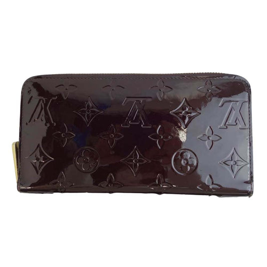 LOUIS VUITTON ルイ・ヴィトン M93522 ヴェルニ ジッピーウォレット アマラント パープル系【中古】