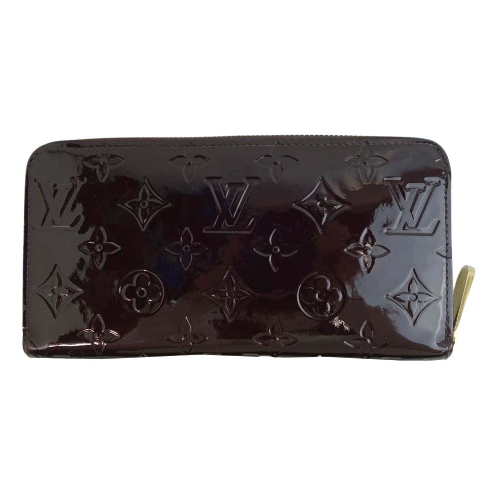 LOUIS VUITTON ルイ・ヴィトン M93522 ヴェルニ ジッピーウォレット アマラント パープル系【中古】