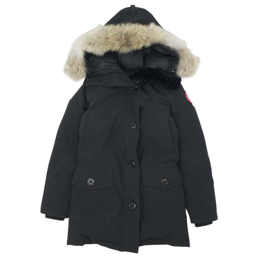CANADA GOOSE カナダグース 2603JL 国内正規品 BRONTE PARKA ブロンテパーカ ブラック系 XS【中古】
