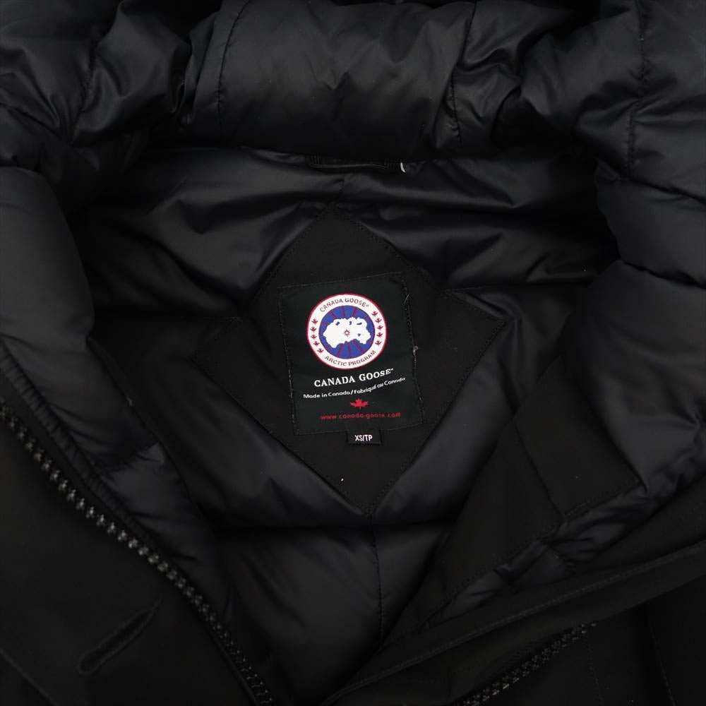 CANADA GOOSE カナダグース 2603JL 国内正規品 BRONTE PARKA ブロンテパーカ ブラック系 XS【中古】