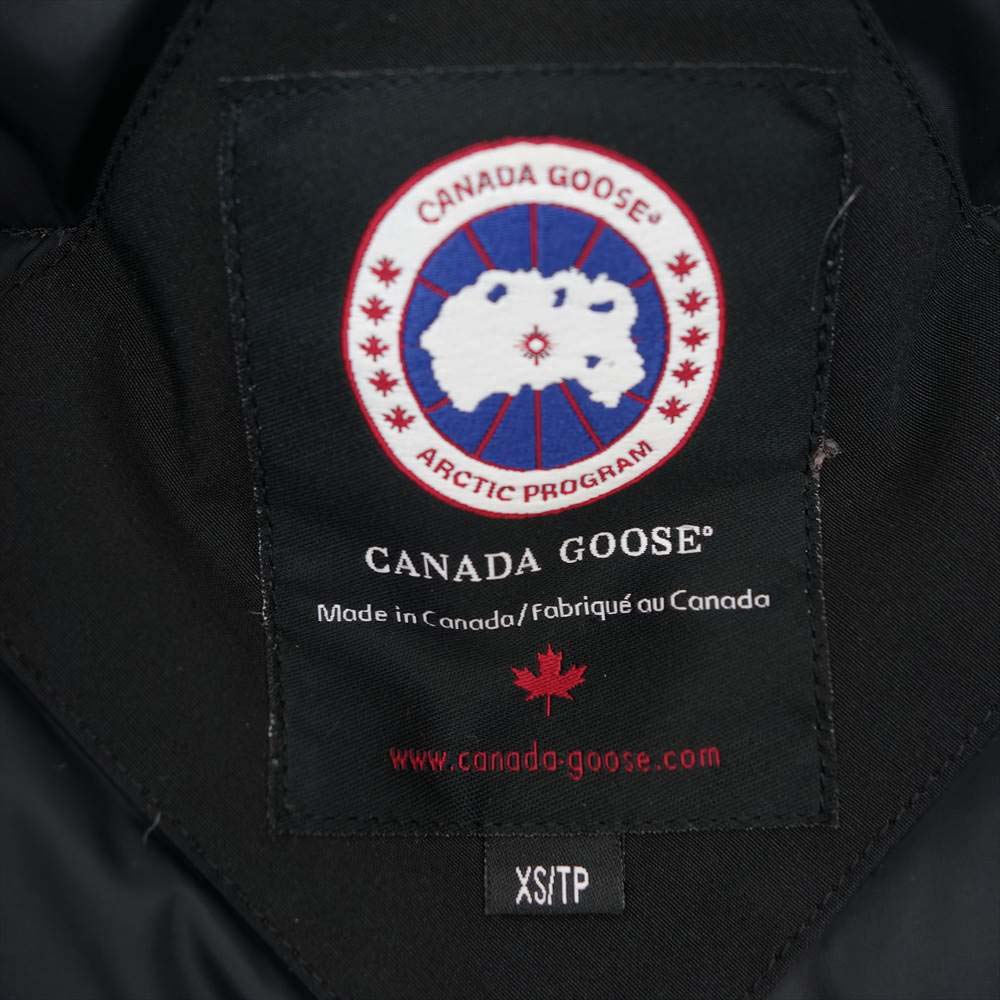 CANADA GOOSE カナダグース 2603JL 国内正規品 BRONTE PARKA ブロンテパーカ ブラック系 XS【中古】