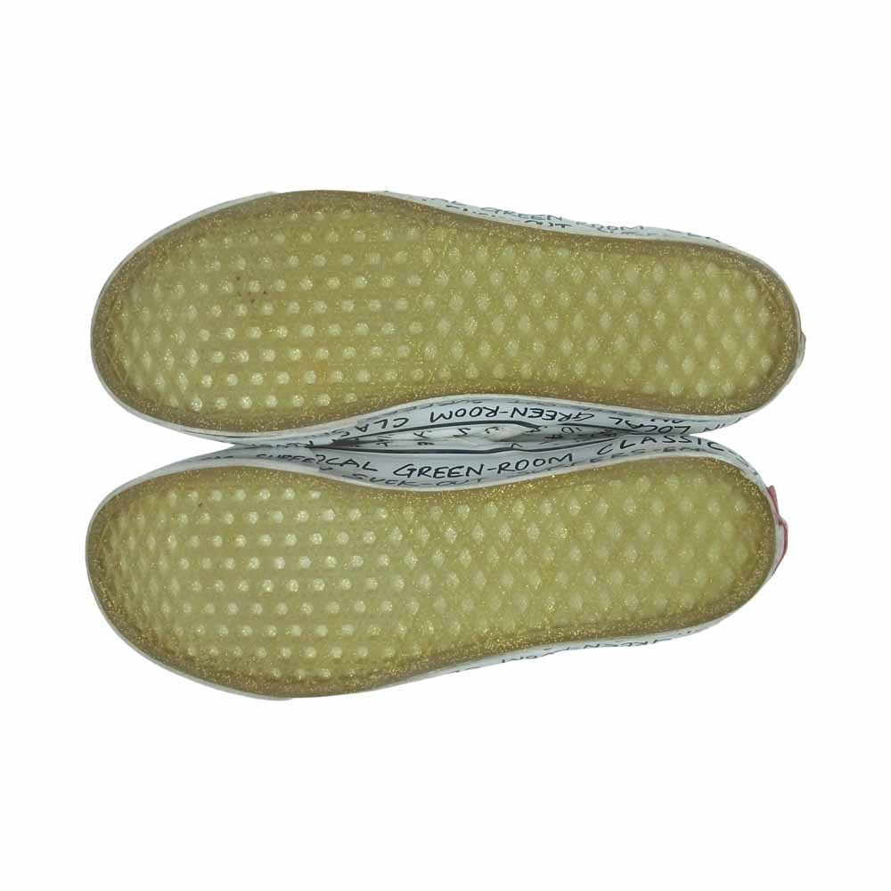 VANS バンズ REMI RELIFE 535120-0002 総柄 スリッポン シューズ ホワイト系 ブラック系 26cm【中古】
