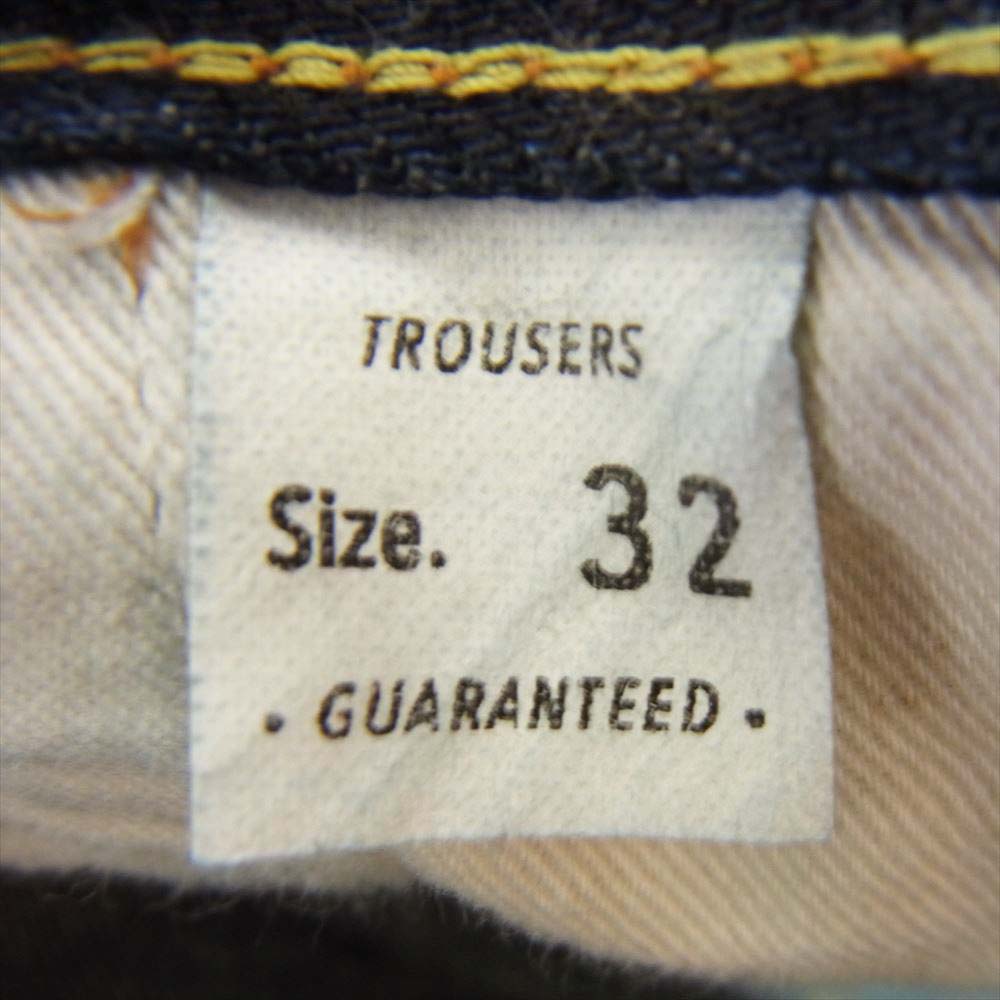 トロフィークロージング シンチバック デニムパンツ インディゴブルー系 32【中古】