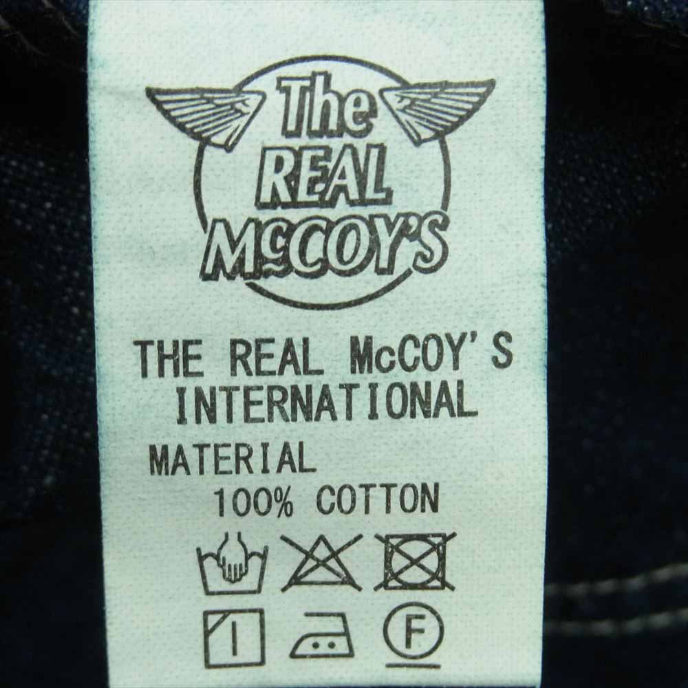 The REAL McCOY'S ザリアルマッコイズ JOE McCOY ジョーマッコイ 8HOUR UNION エイトアワー ユニオン デニム ダブルニー ペインター ワーク パンツ インディゴブルー系 32【中古】