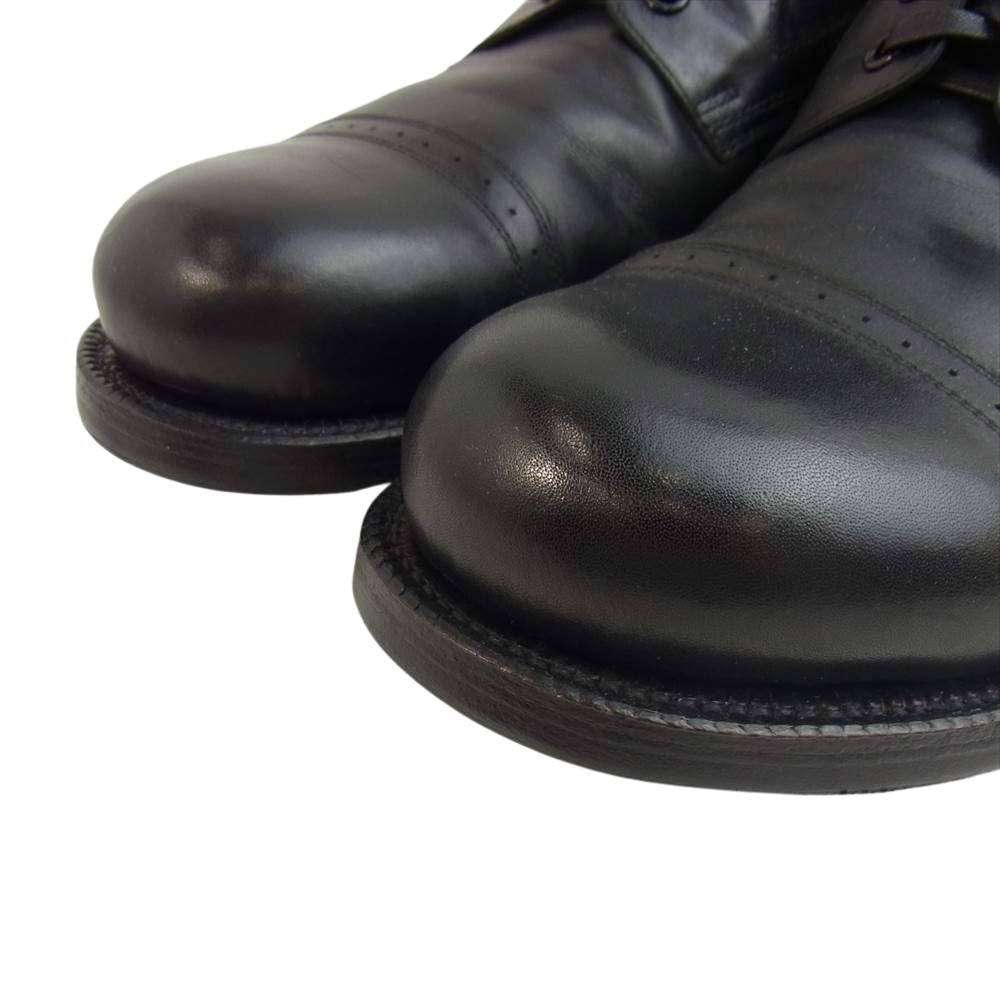 BLACK SIGN ブラックサイン BSFF-21001 Army Last Mid Cut Dress ミッドカット ドレス アーミー ブーツ ブラック系 9 1/2【美品】【中古】