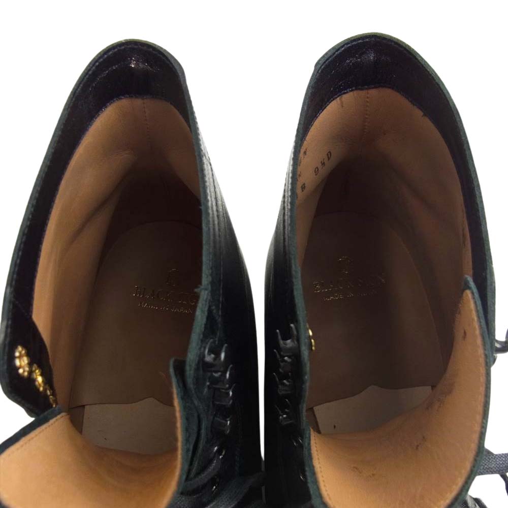 BLACK SIGN ブラックサイン BSFF-21001 Army Last Mid Cut Dress ミッドカット ドレス アーミー ブーツ ブラック系 9 1/2【美品】【中古】