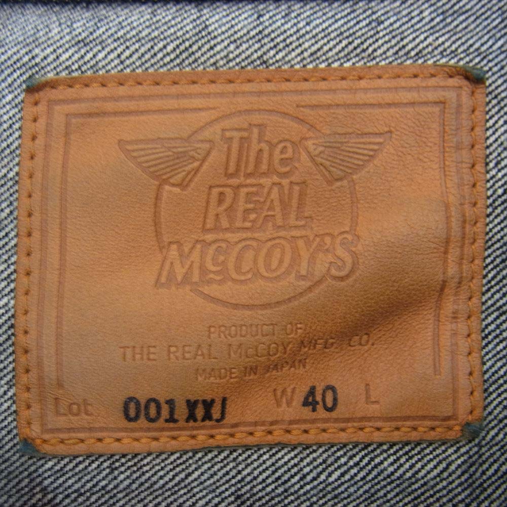 The REAL McCOY'S ザリアルマッコイズ 001 XXJ TYPE 2nd デニム ジャケット インディゴブルー系 40【中古】