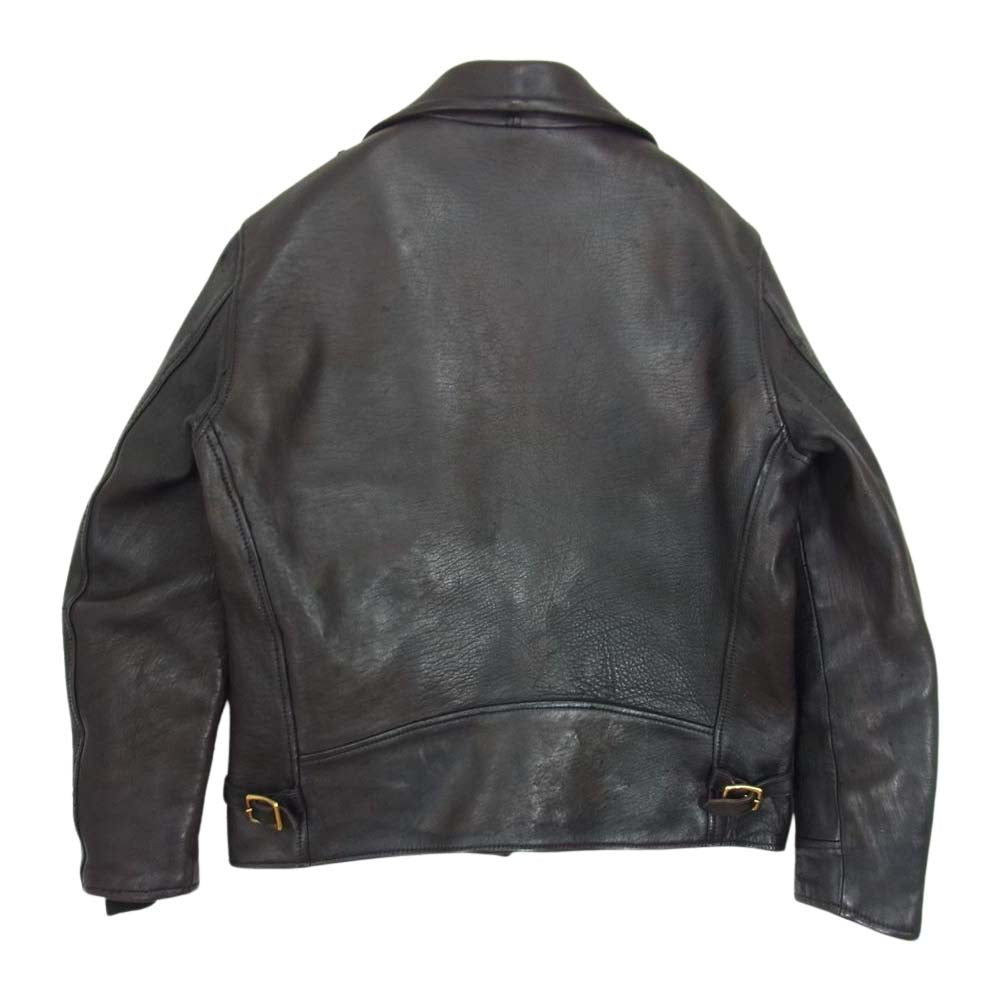 トロフィークロージング ホースハイド レザー ライダース ジャケット ブラウン系 42【中古】
