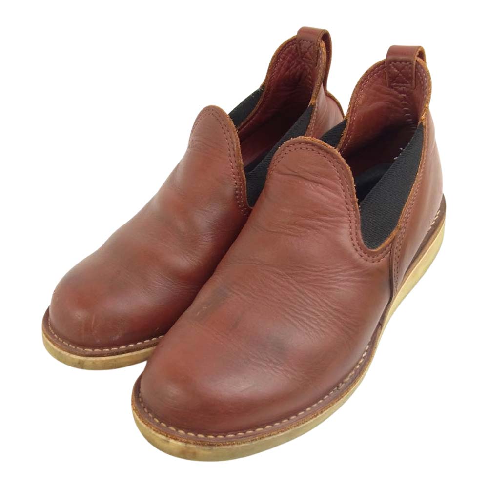 WESCO ウエスコ CUSTOM ROMEO サイドゴア ローカット ロメオ ブーツ ブラウン系 9 D【中古】