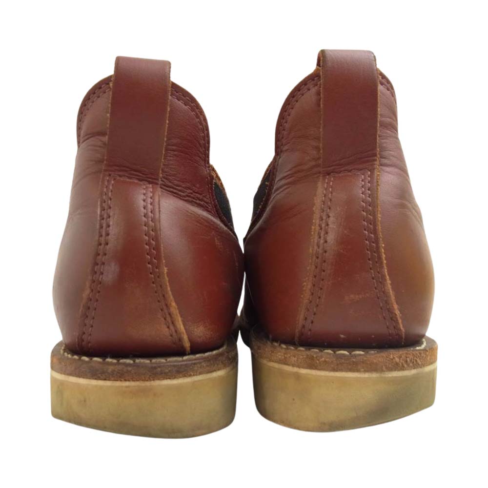 WESCO ウエスコ CUSTOM ROMEO サイドゴア ローカット ロメオ ブーツ ブラウン系 9 D【中古】