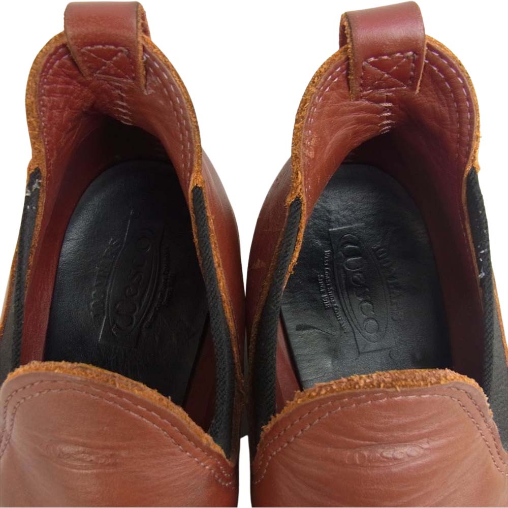 WESCO ウエスコ CUSTOM ROMEO サイドゴア ローカット ロメオ ブーツ ブラウン系 9 D【中古】