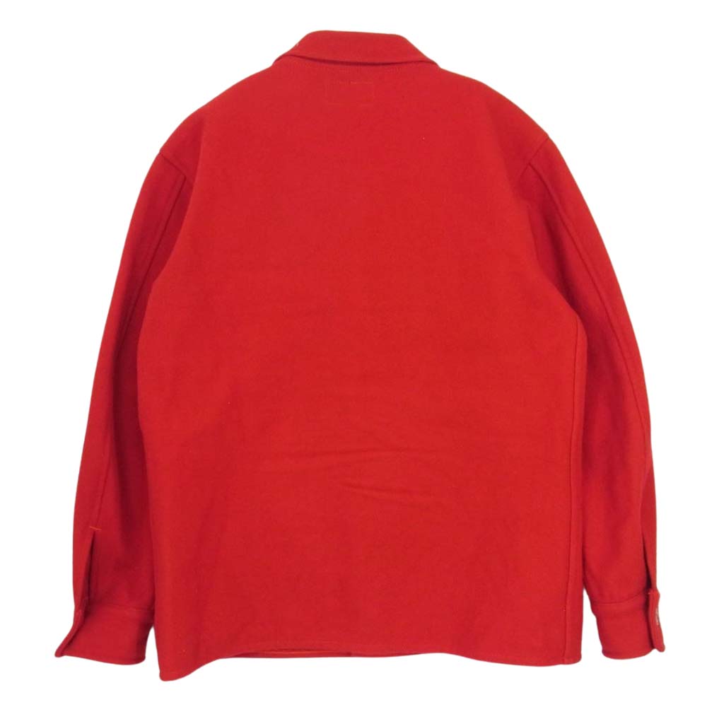 The REAL McCOY'S ザリアルマッコイズ ウール ミリタリー シャツ ジャケット レッド系 M【中古】