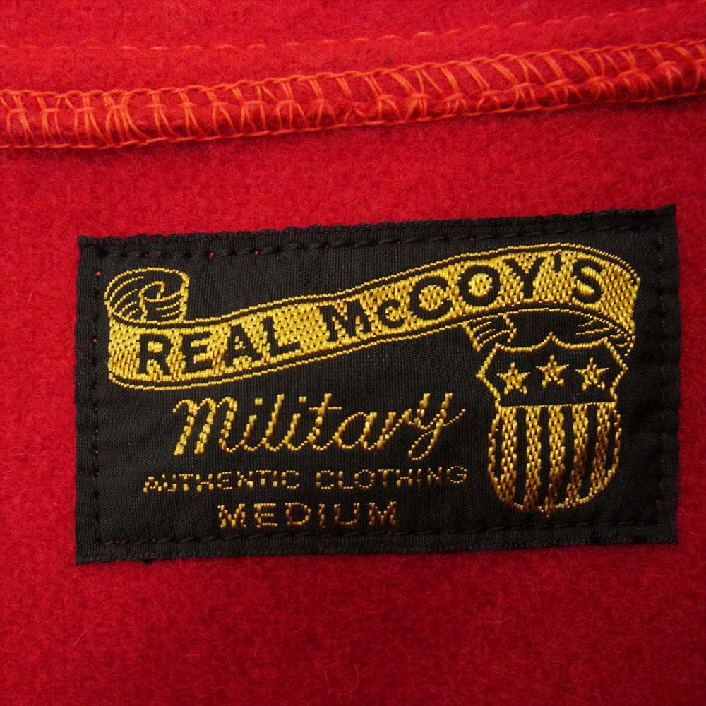 The REAL McCOY'S ザリアルマッコイズ ウール ミリタリー シャツ ジャケット レッド系 M【中古】