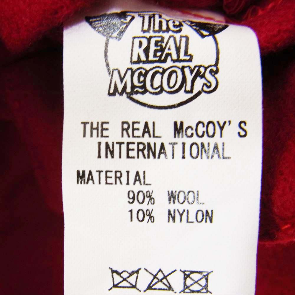 The REAL McCOY'S ザリアルマッコイズ ウール ミリタリー シャツ ジャケット レッド系 M【中古】