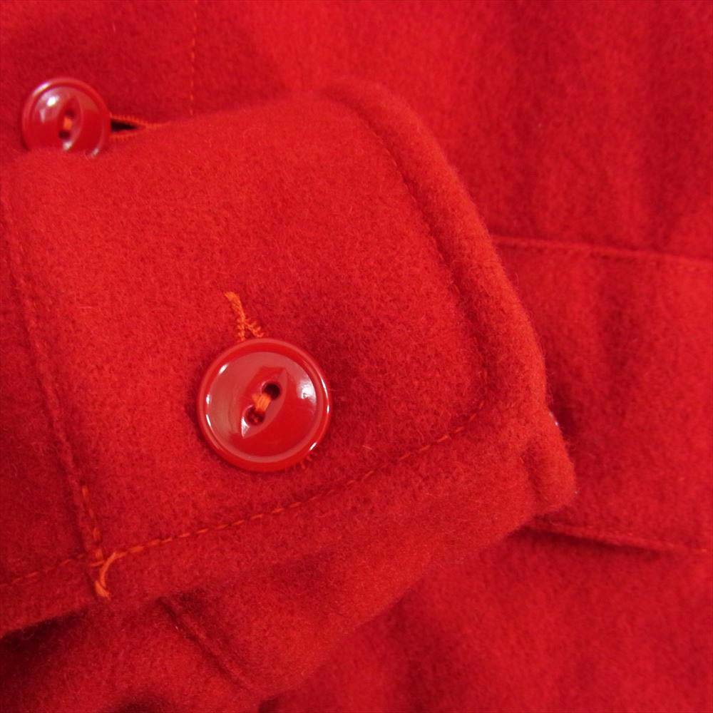 The REAL McCOY'S ザリアルマッコイズ ウール ミリタリー シャツ ジャケット レッド系 M【中古】