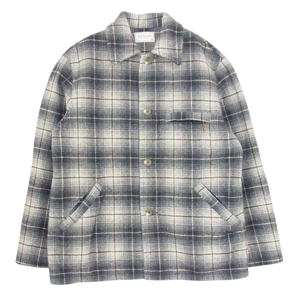 The REAL McCOY'S ザリアルマッコイズ ウール オンブレチェック カバーオール ジャケット グレー系 M【中古】