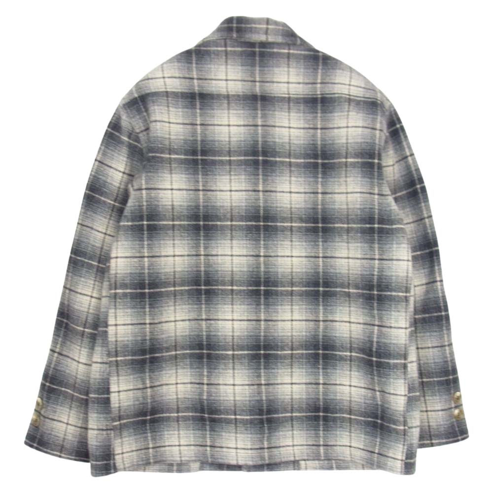 The REAL McCOY'S ザリアルマッコイズ ウール オンブレチェック カバーオール ジャケット グレー系 M【中古】