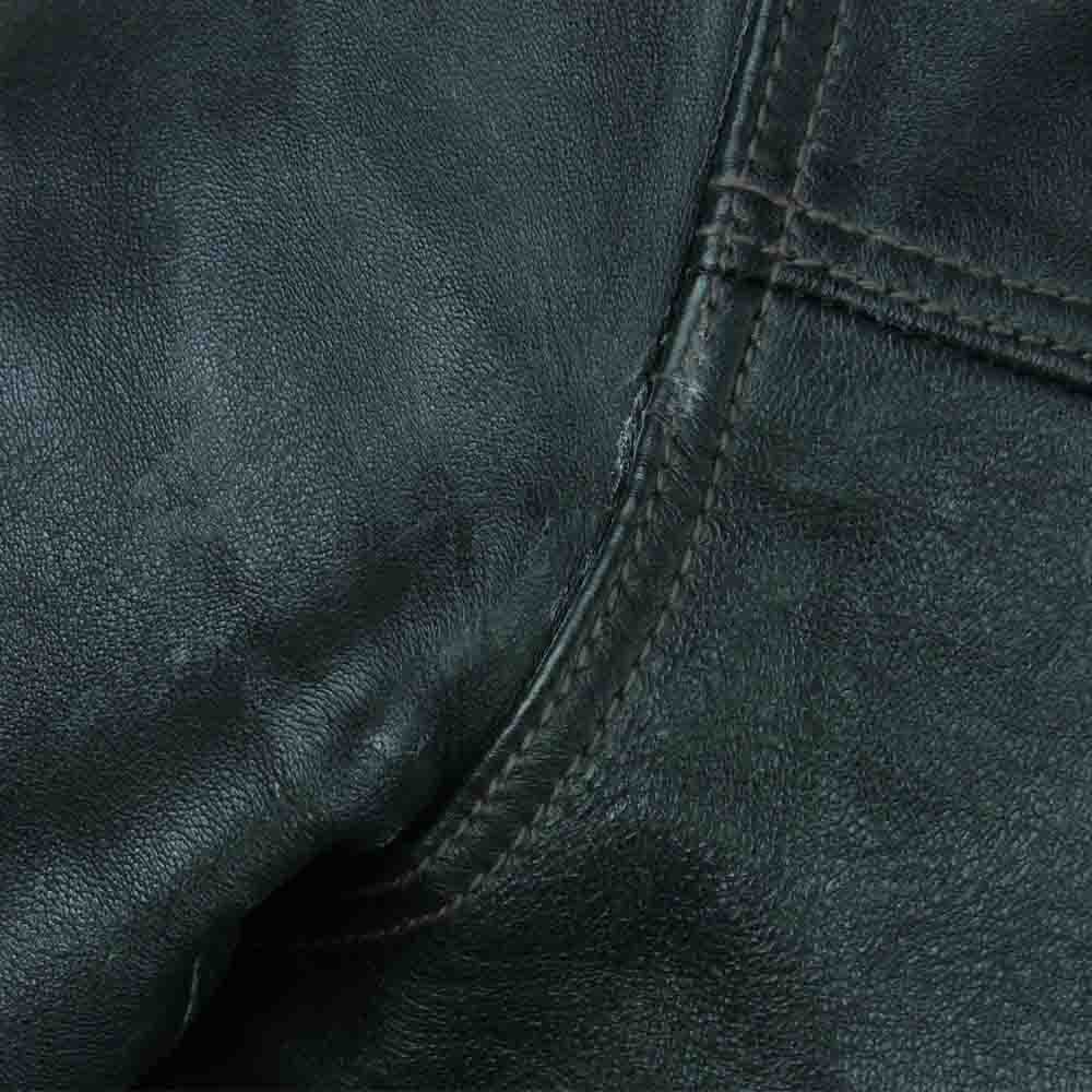 トロフィークロージング 1st タイプ ホースハイド レザー ジャケット ブラック系 40【中古】