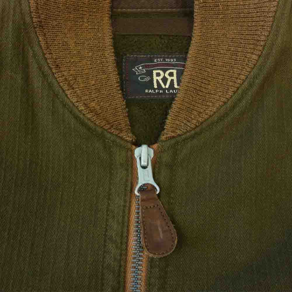 RRL ダブルアールエル 一つ星 黒タグ ヘリンボーン タンカース ジャケット カーキ系 S/P【中古】