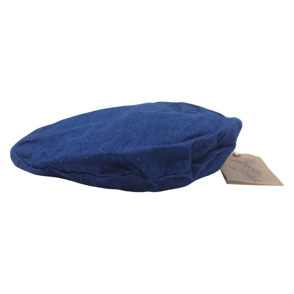 TENDERLOIN テンダーロイン V/J HAT DENIM ONE WASH デニム ベレー帽 インディゴブルー系 L【新古品】【未使用】【中古】