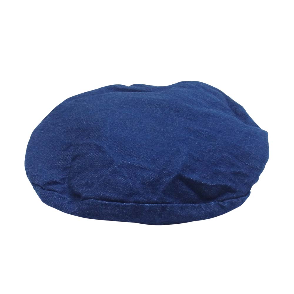 TENDERLOIN テンダーロイン V/J HAT DENIM ONE WASH デニム ベレー帽 インディゴブルー系 L【新古品】【未使用】【中古】