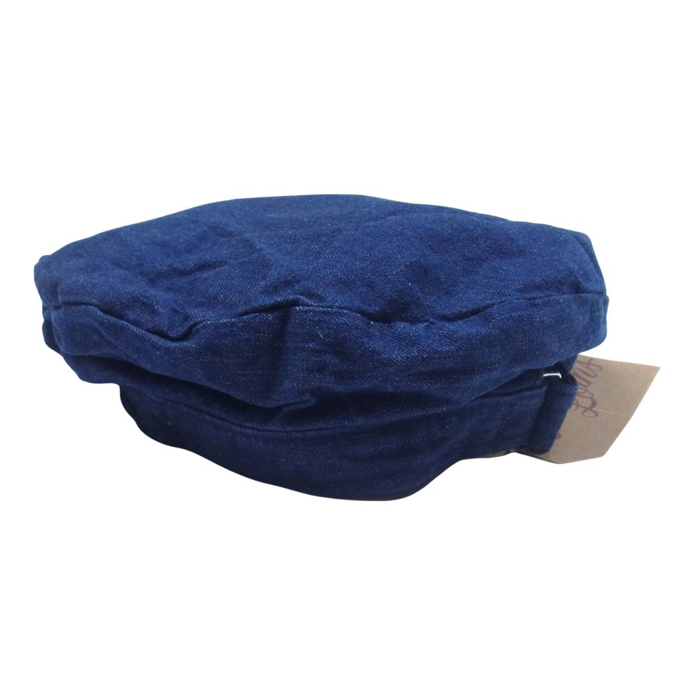 TENDERLOIN テンダーロイン V/J HAT DENIM ONE WASH デニム ベレー帽 インディゴブルー系 L【新古品】【未使用】【中古】