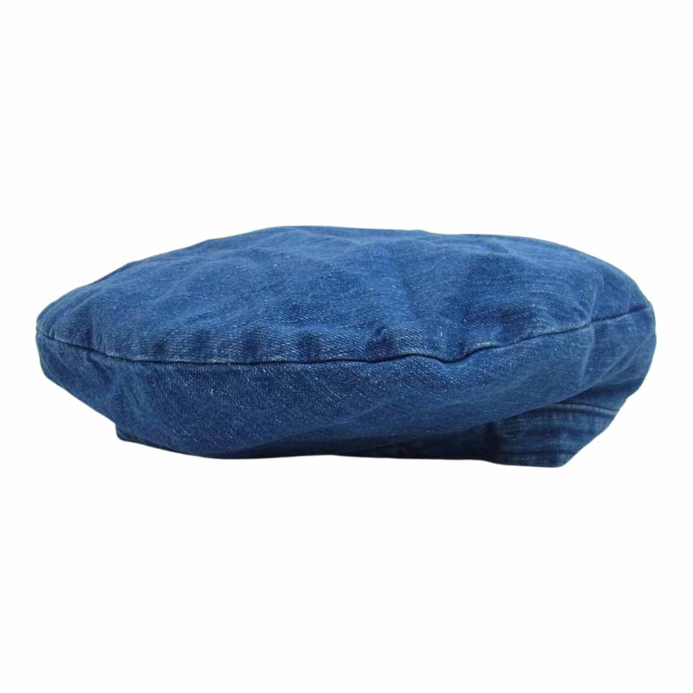 TENDERLOIN テンダーロイン V/J HAT DENIM WASH デニム ベレー帽 インディゴブルー系 L【新古品】【未使用】【中古】