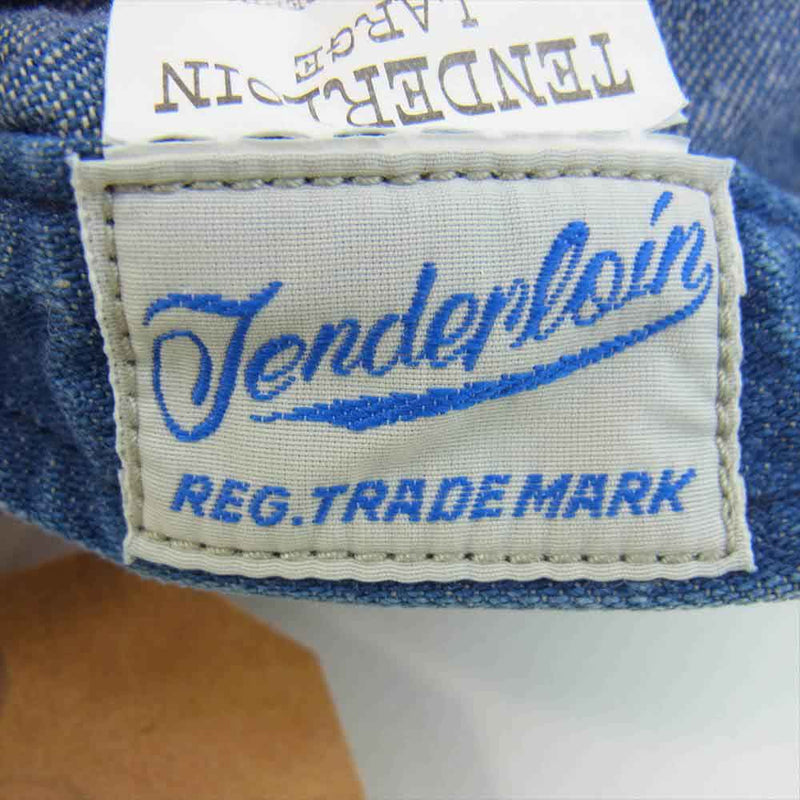 TENDERLOIN テンダーロイン V/J HAT DENIM WASH デニム ベレー帽 インディゴブルー系 L【新古品】【未使用】【中古】