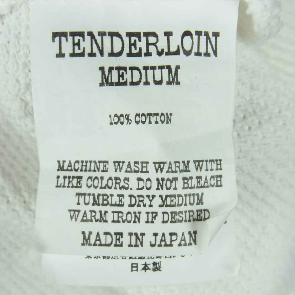 TENDERLOIN テンダーロイン MOSS STITCH POLO ポロ シャツ ホワイト系 M【新古品】【未使用】【中古】