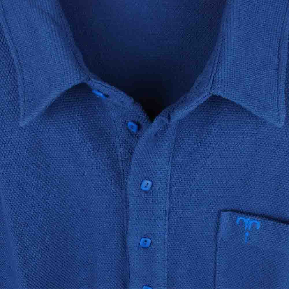 TENDERLOIN テンダーロイン MOSS STITCH POLO 半袖 ポロ シャツ 日本製 ネイビー系 M【新古品】【未使用】【中古】