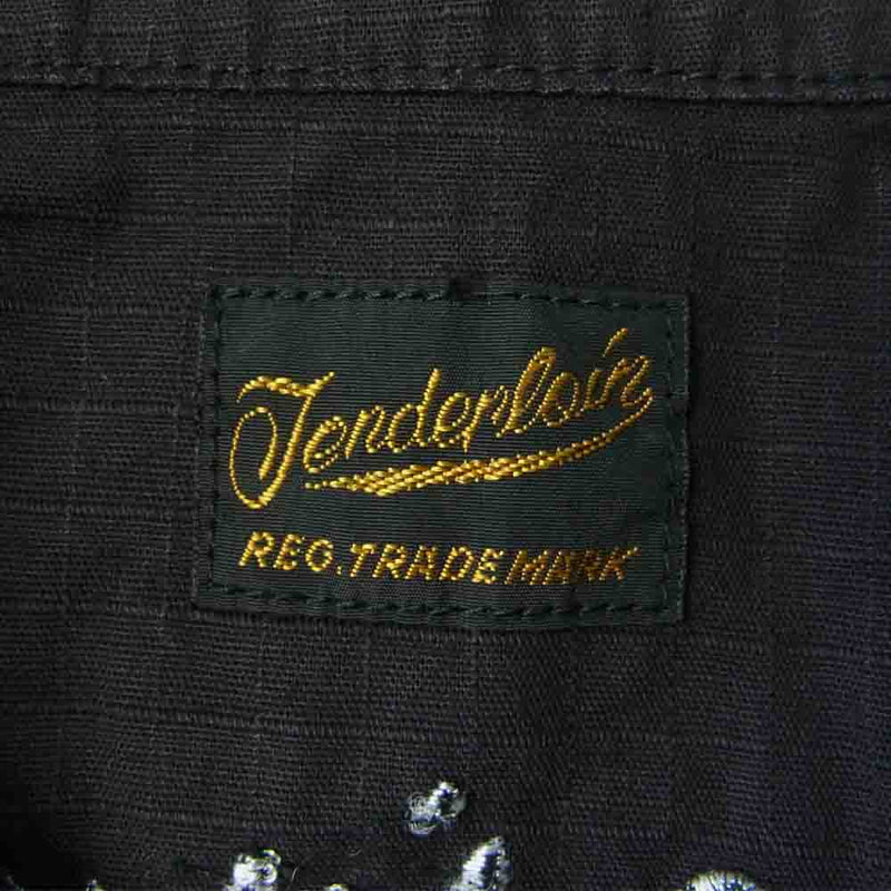 TENDERLOIN テンダーロイン MOCK BDU RIP STOP JKT ブラック系 ダークブラウン系 M【美品】【中古】