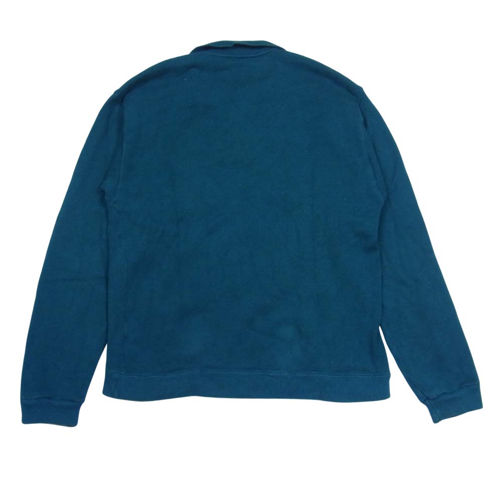 patagonia パタゴニア 98AW 51001 98年 USA製 コットン ニット ポロ セーター グリーン系 L【中古】