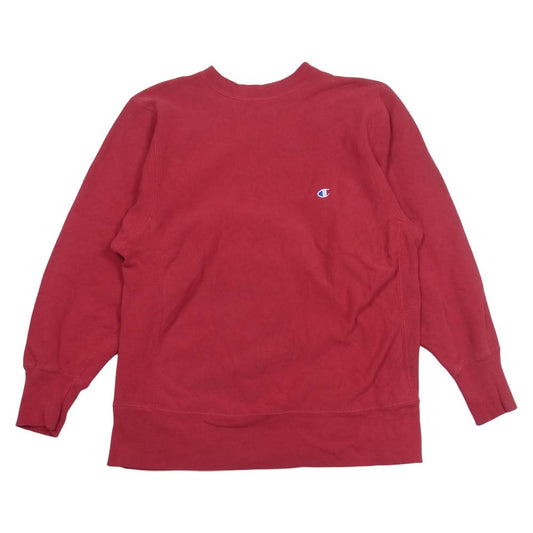 Champion チャンピオン ヴィンテージ USA製 80s リバースウィーブ スウェット レッド系 L【中古】