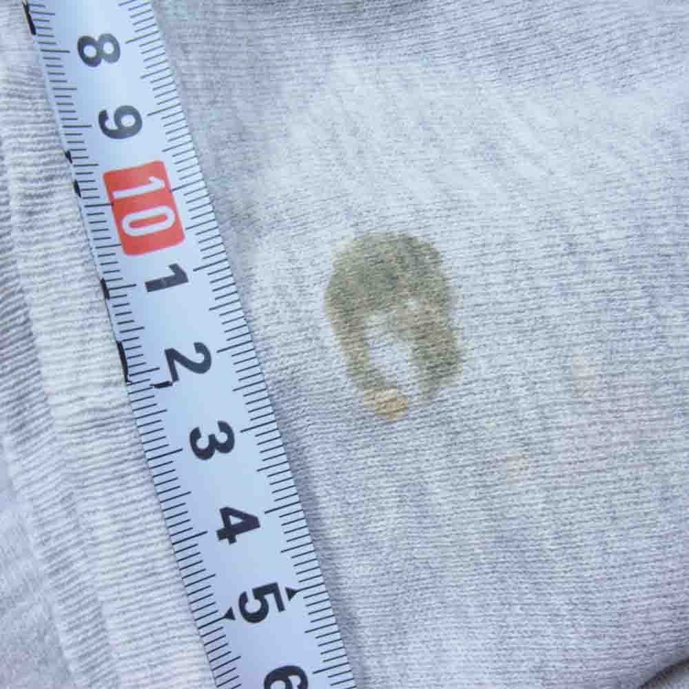 Champion チャンピオン ヴィンテージ USA製 90s 刺繍タグ リバースウィーブ 半袖スウェット グレー系 XL【中古】