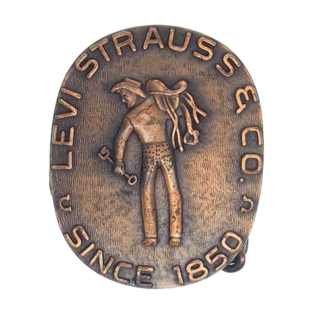 Levi's リーバイス ベルトバックル ブラウン系【中古】