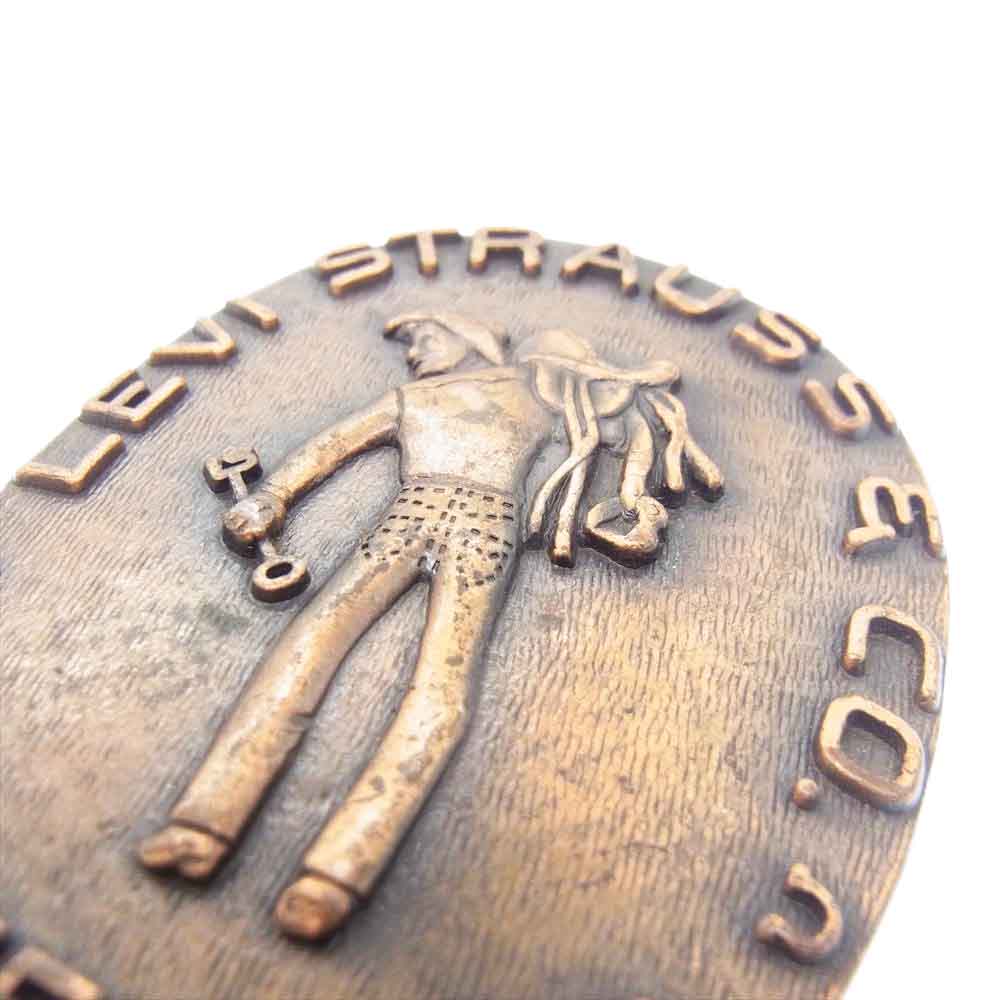 Levi's リーバイス ベルトバックル ブラウン系【中古】