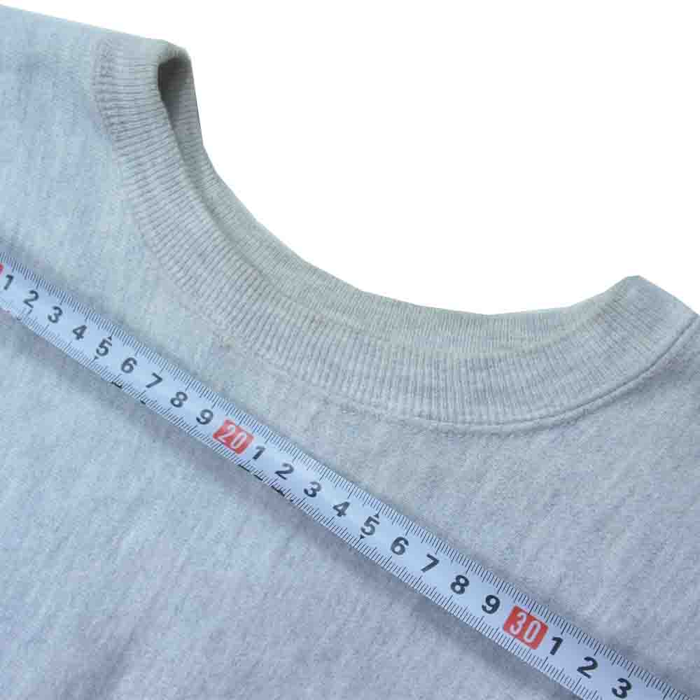 Champion チャンピオン ヴィンテージ 90s 刺繍タグ リバースウィーブ 半袖スウェット グレー系 XL【中古】