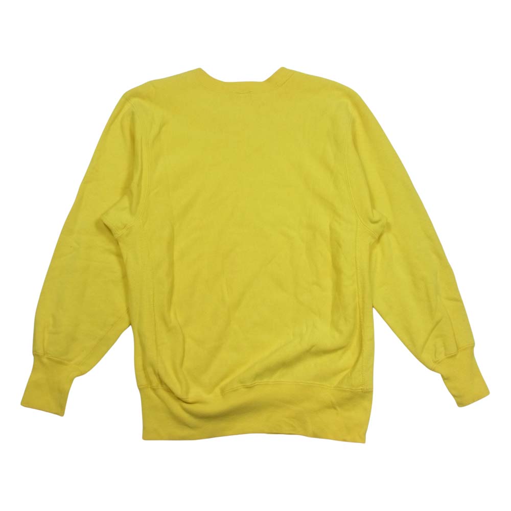 【NIKE】90s スウェット センターロゴ 刺繍 イエロー 黄色 ビンテージ