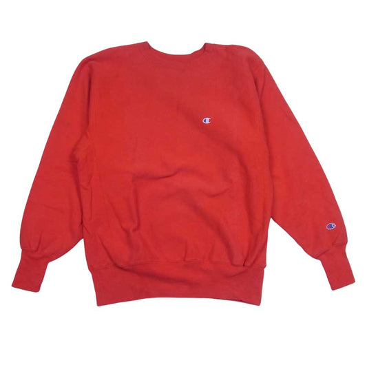 Champion チャンピオン ヴィンテージ USA製 90s リバースウィーブ スウェット レッド系 L【中古】