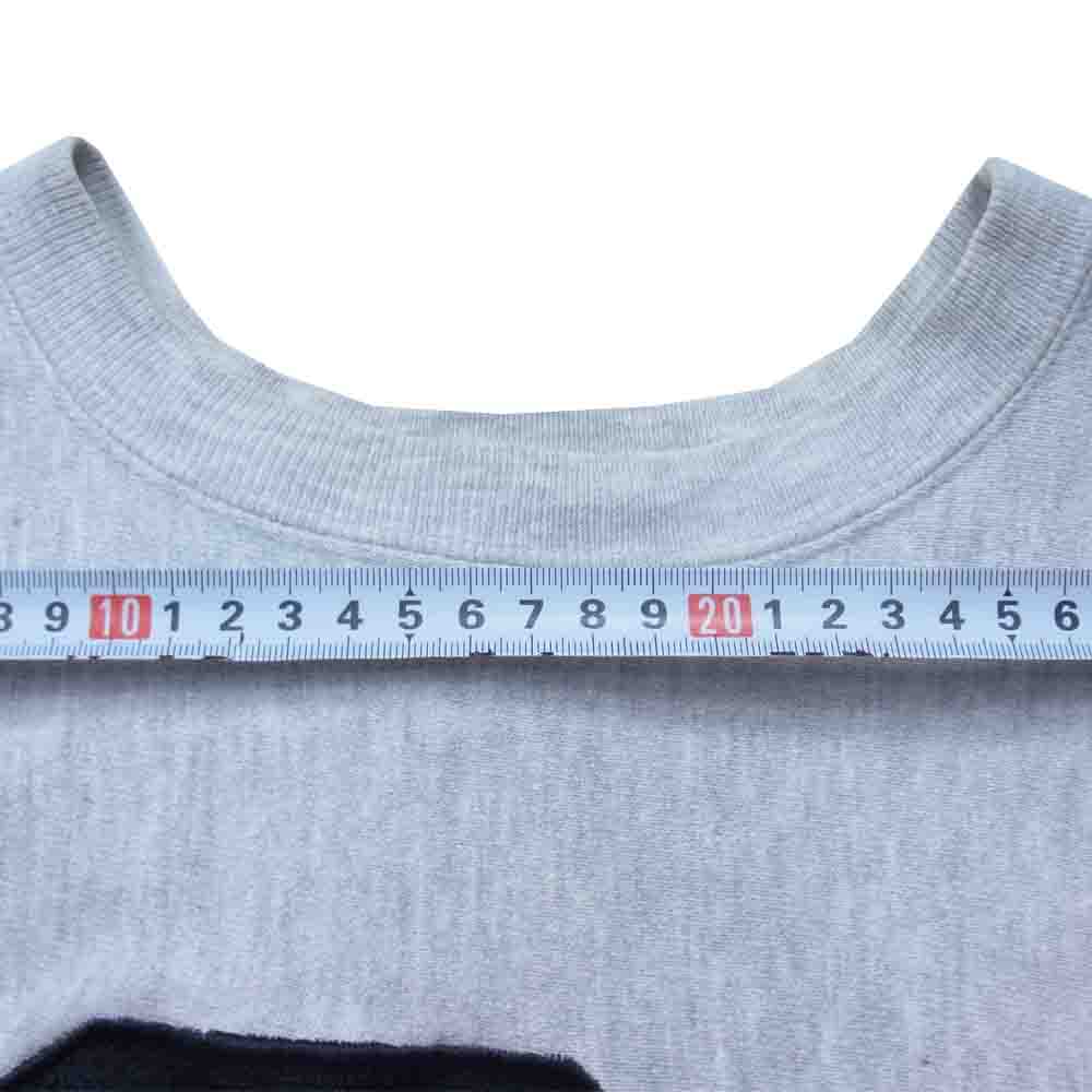 Champion チャンピオン ヴィンテージ USA製 90s 刺繍タグ リバースウィーブ 半袖スウェット グレー系 XL【中古】