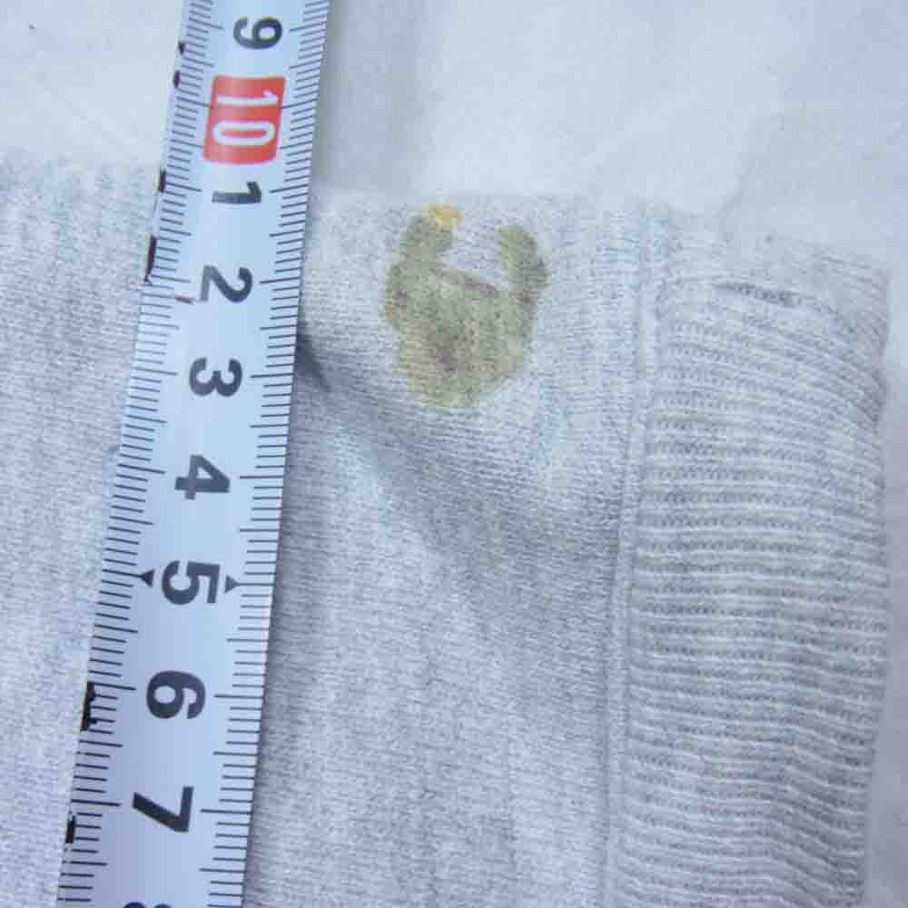 Champion チャンピオン ヴィンテージ USA製 90s 刺繍タグ リバースウィーブ 半袖スウェット グレー系 XL【中古】